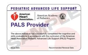 AHA PALS Card